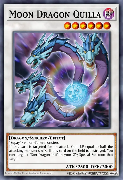 Moon Dragon Quilla, card LED5-EN033 from Legendary Duelists: Immortal Destiny