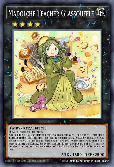 Madolche Teacher Glassouffle, card DANE-EN039 from Dark Neostorm