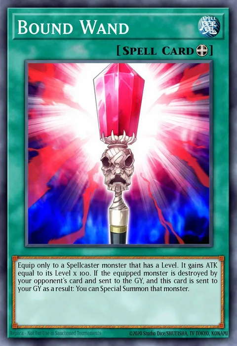 Bound Wand, card BP03-EN175 from Battle Pack 3: Monster League