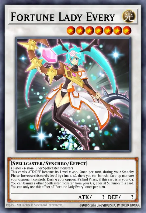 Fortune Lady Every, card RIRA-EN038 from Rising Rampage
