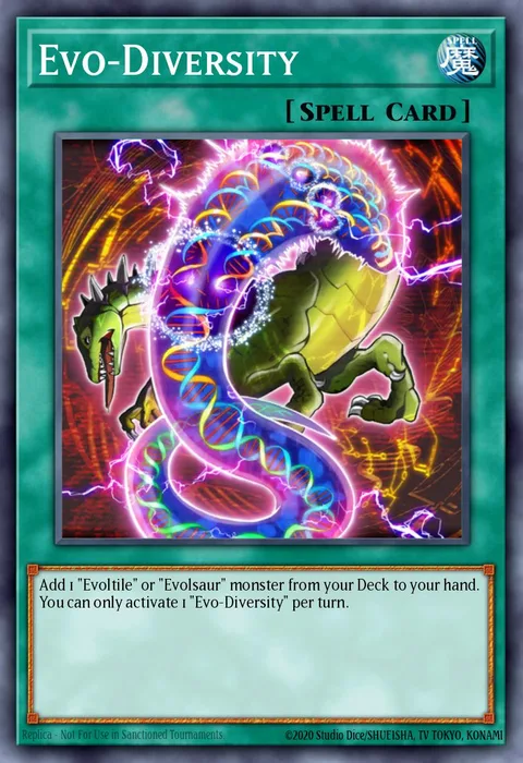Evo-Diversity, card GAOV-EN058 from Galactic Overlord