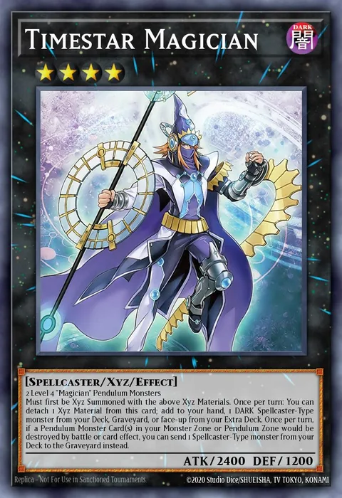Timestar Magician, card PEVO-EN009 from Pendulum Evolution