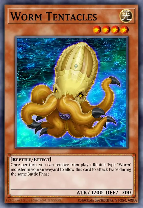 Worm Tentacles, carte HA03-EN023 de Hidden Arsenal 3