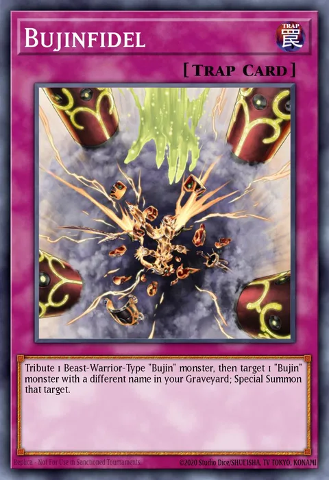 Bujinfidel, card MP14-EN108 from 2014 Mega-Tin Mega Pack