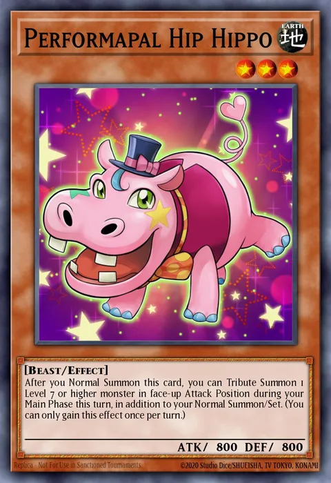 Performapal Hip Hippo, card SP15-EN015 from Star Pack ARC-V