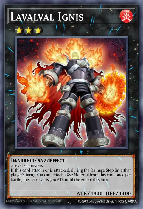Lavalval Ignis, card HA06-EN051 from Hidden Arsenal 6: Omega Xyz