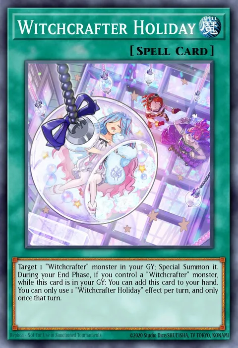 Witchcrafter Holiday, card INCH-EN021 from The Infinity Chasers