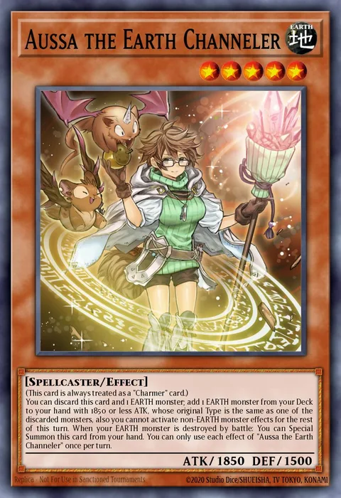Aussa the Earth Channeler, card MP24-EN061 from 25th Anniversary Tin: Dueling Mirrors