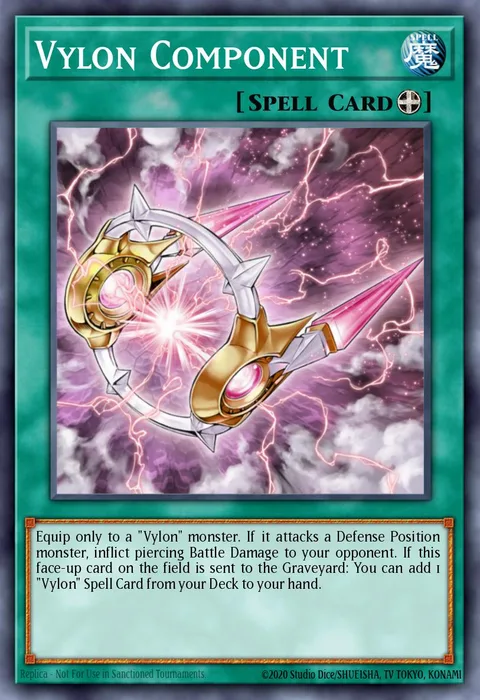 Vylon Component, card DT06-EN043 from Duel Terminal 6b