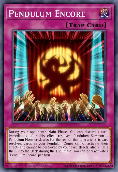 Pendulum Encore, card BLVO-EN091 from Blazing Vortex
