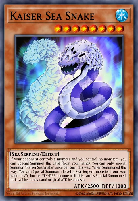 Kaiser Sea Snake, carte MP18-EN025 de 2018 Mega-Tin Mega Pack