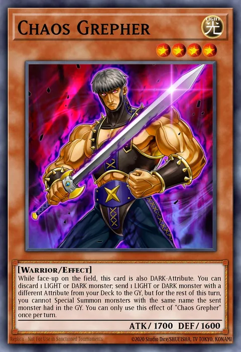 Chaos Grepher, card GFP2-EN039 from Ghosts From the Past: The 2nd Haunting