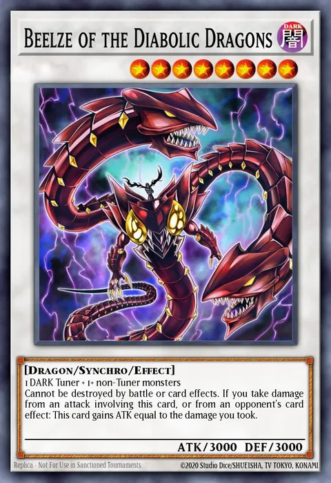 Beelze of the Diabolic Dragons, card MP25-EN023 from 2025 Mega-Pack Tin