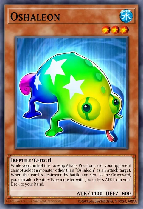 Oshaleon, carte SOVR-EN036 de Stardust Overdrive