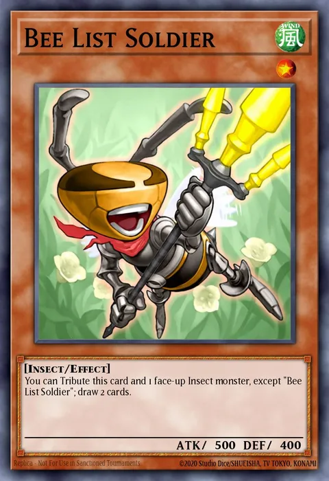 Bee List Soldier, card SS03-ENB14 from Speed Duel Starter Decks: Ultimate Predators
