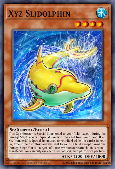 Xyz Slidolphin, card DANE-EN023 from Dark Neostorm