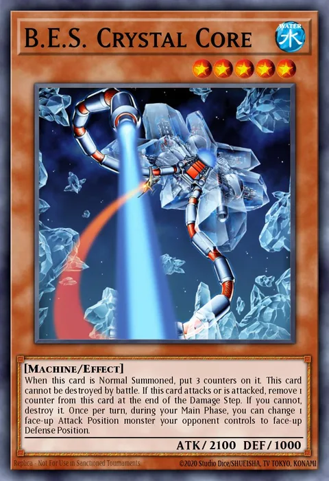 B.E.S. Crystal Core, carte DR04-EN021 de Dark Revelation Volume 4
