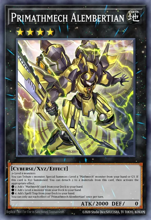 Primathmech Alembertian, card MGED-EN030 from Maximum Gold: El Dorado