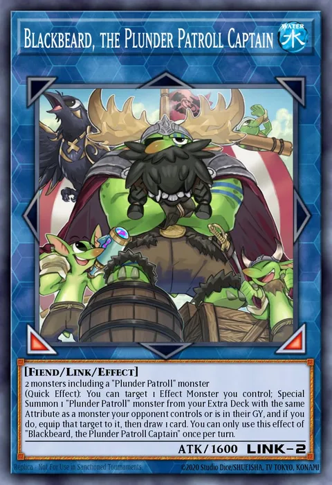 Blackbeard, the Plunder Patroll Captain, carte IGAS-EN089 de Ignition Assault