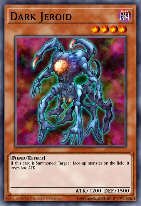 Dark Jeroid, card SS05-ENB18 from Speed Duel Starter Decks: Twisted Nightmares