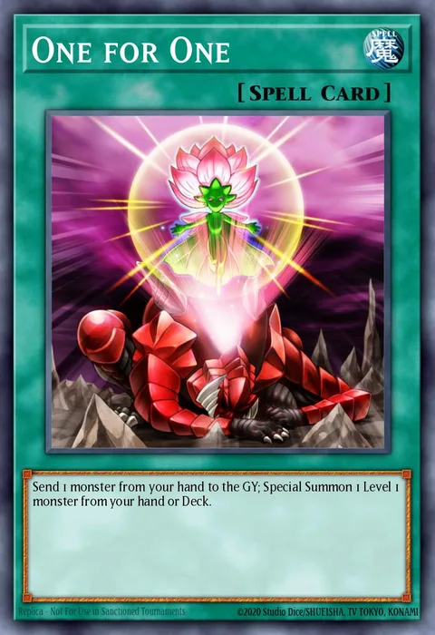 One for One, carte SDSE-EN031 de Synchron Extreme Structure Deck