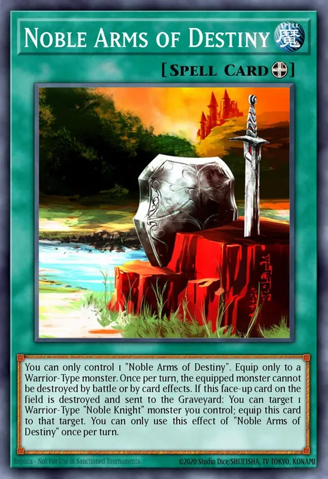 Noble Arms of Destiny, carte NKRT-EN022 de Noble Knights of the Round Table Box Set
