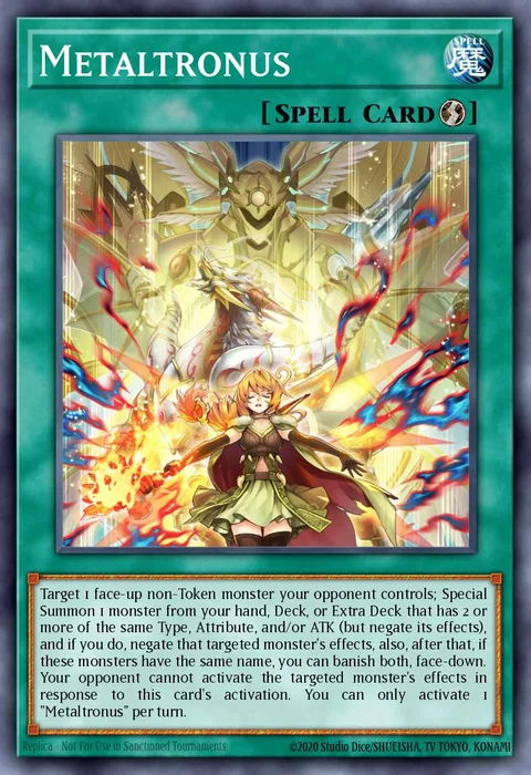 Metaltronus, card MP25-EN075 from 2025 Mega-Pack Tin