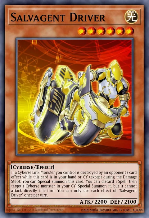 Salvagent Driver, card SP18-EN004 from Star Pack VRAINS