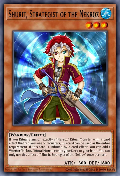 Shurit, Strategist of the Nekroz, carte THSF-EN010 de The Secret Forces