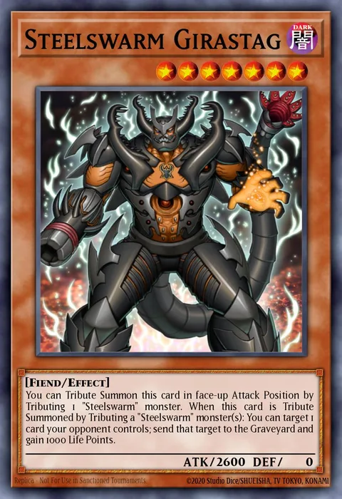 Steelswarm Girastag, card DT05-EN082 from Duel Terminal 5b