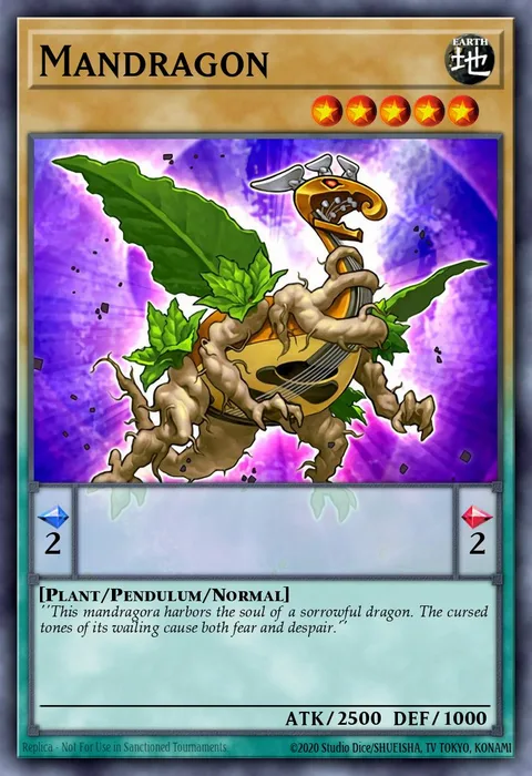 Mandragon, card DEM4-EN005 from Advanced Demo Deck Extra Pack