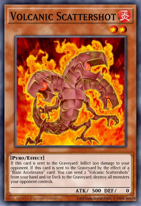 Volcanic Scattershot, card AP07-EN017 from Astral Pack Seven