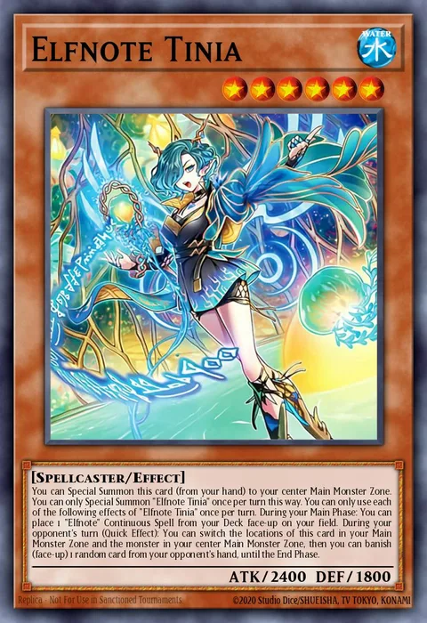 Elfnote Tinia, card BPRO-EN011 from Burst Protocol