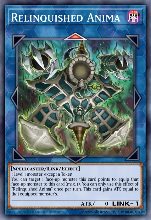 Relinquished Anima, card MP24-EN007 from 25th Anniversary Tin: Dueling Mirrors