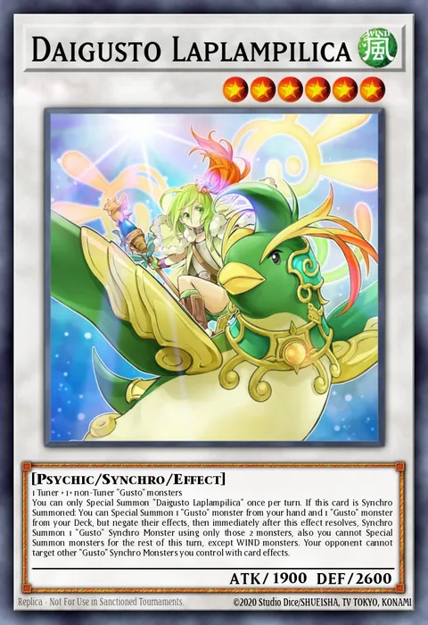 Daigusto Laplampilica, carte DAMA-EN040 de Dawn of Majesty