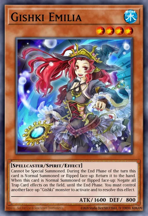 Gishki Emilia, card HA06-EN041 from Hidden Arsenal 6: Omega Xyz
