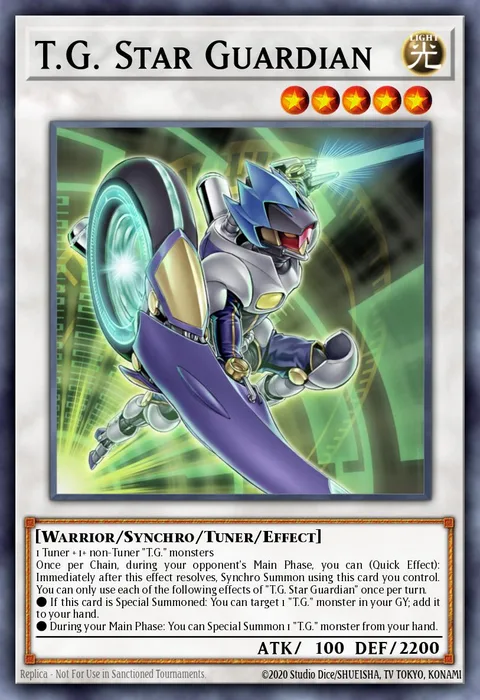T.G. Star Guardian, card OP23-EN008 from OTS Tournament Pack 23