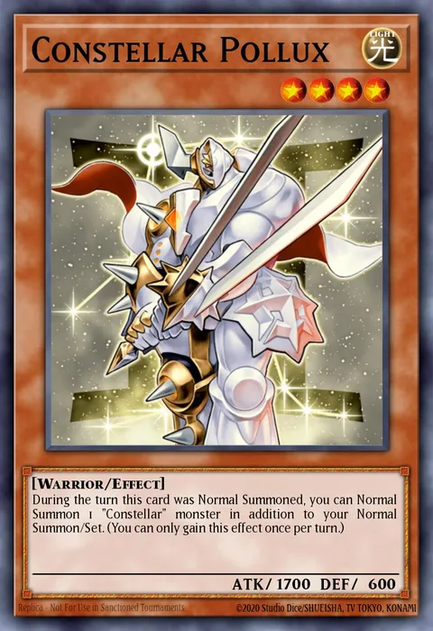 Constellar Pollux, card DT07-EN021 from Duel Terminal 7a