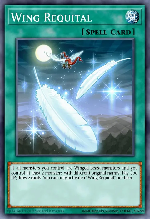 Wing Requital, carte BROL-EN016 de Brothers of Legend