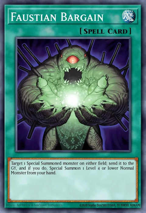 Faustian Bargain, card STP5-EN027 from Speed Duel Tournament Pack 5