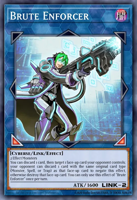 Brute Enforcer, card GFP2-EN026 from Ghosts From the Past: The 2nd Haunting