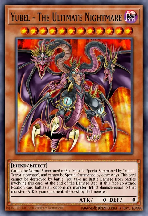 Yubel - The Ultimate Nightmare, card PTDN-EN008 from Phantom Darkness