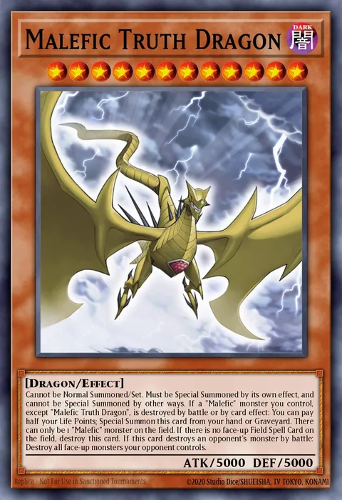 Malefic Truth Dragon, carte CT09-EN016 de Collectible Tins 2012 Wave 1