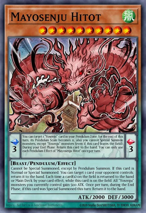 Mayosenju Hitot, card RIRA-EN011 from Rising Rampage