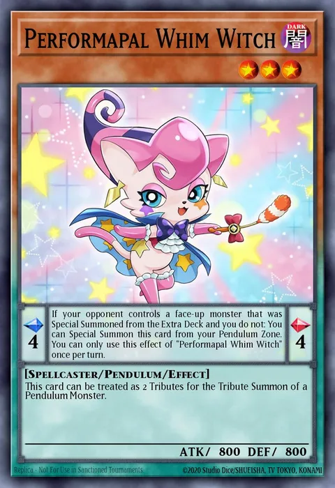 Performapal Whim Witch, carte INOV-EN002 de Invasion: Vengeance