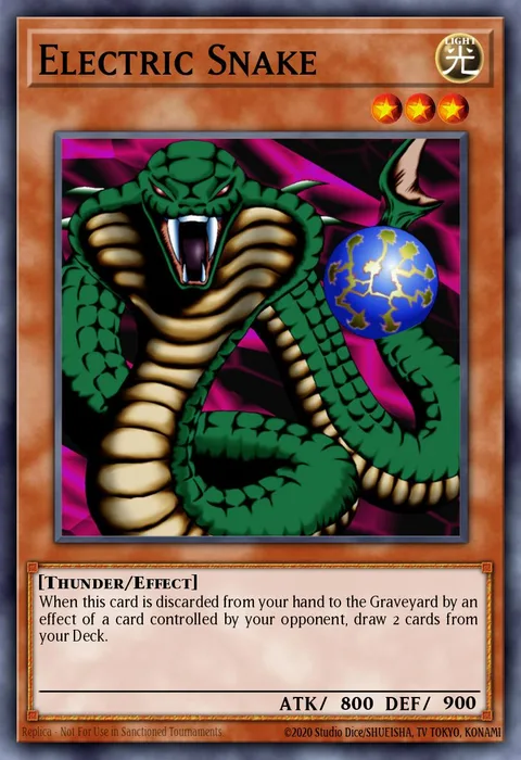 Electric Snake, carte DB1-EN007 de Dark Beginning 1