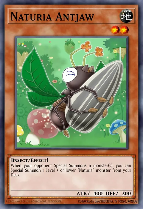 Naturia Antjaw, card HA02-EN039 from Hidden Arsenal 2