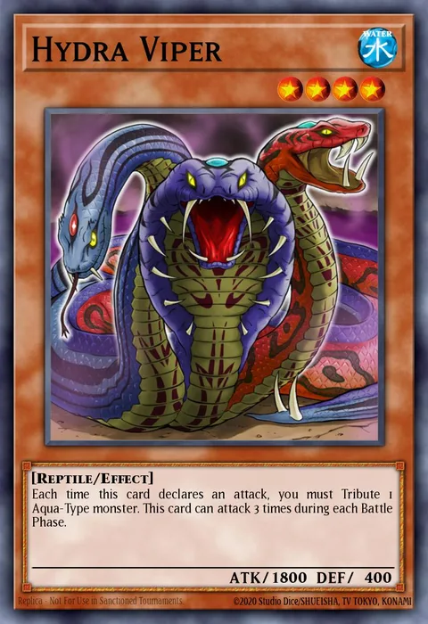 Hydra Viper, card CRMS-EN037 from Crimson Crisis