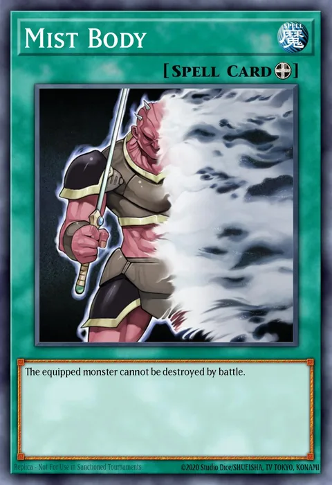 Mist Body, card GLD1-EN036 from Gold Series