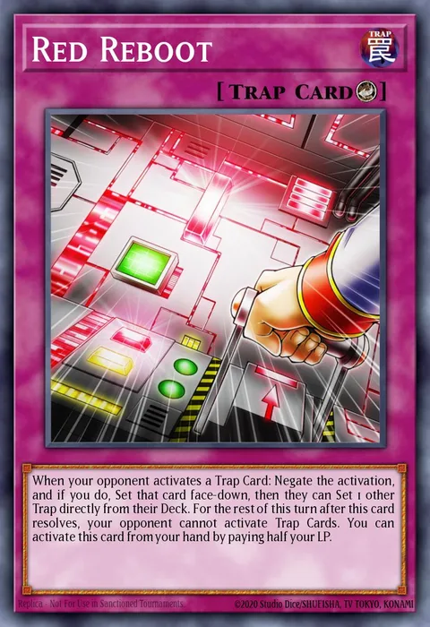 Red Reboot, card SDRR-EN035 from Structure Deck: Rokket Revolt